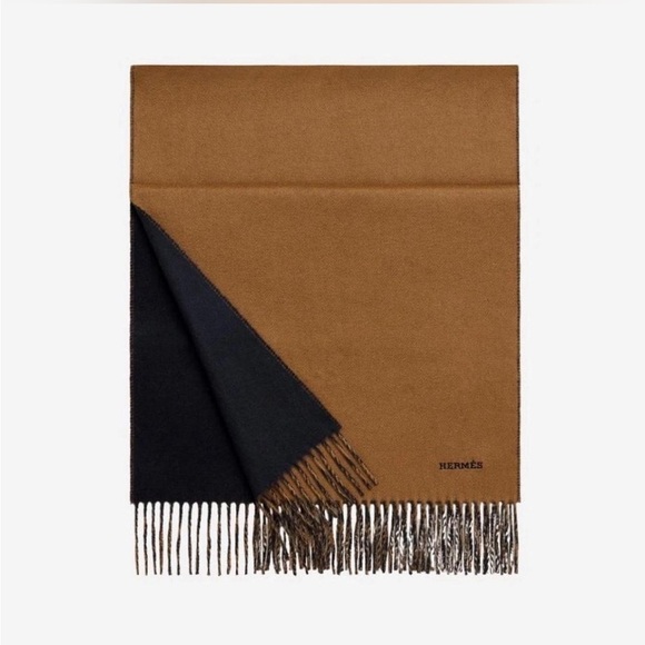 Hermes Other - Hermès Unisex Recto-Verso Cashmere Scarf